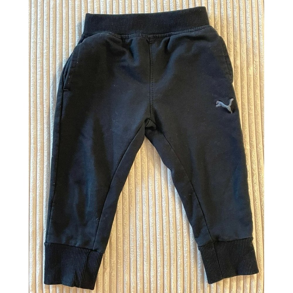 Puma Toddler Black Jogger Track Pants 2T